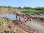 Seorang Pria Paruh Baya Meninggal Tenggelam Ketika Mencari Rumput di Sungai Serang Boyolali