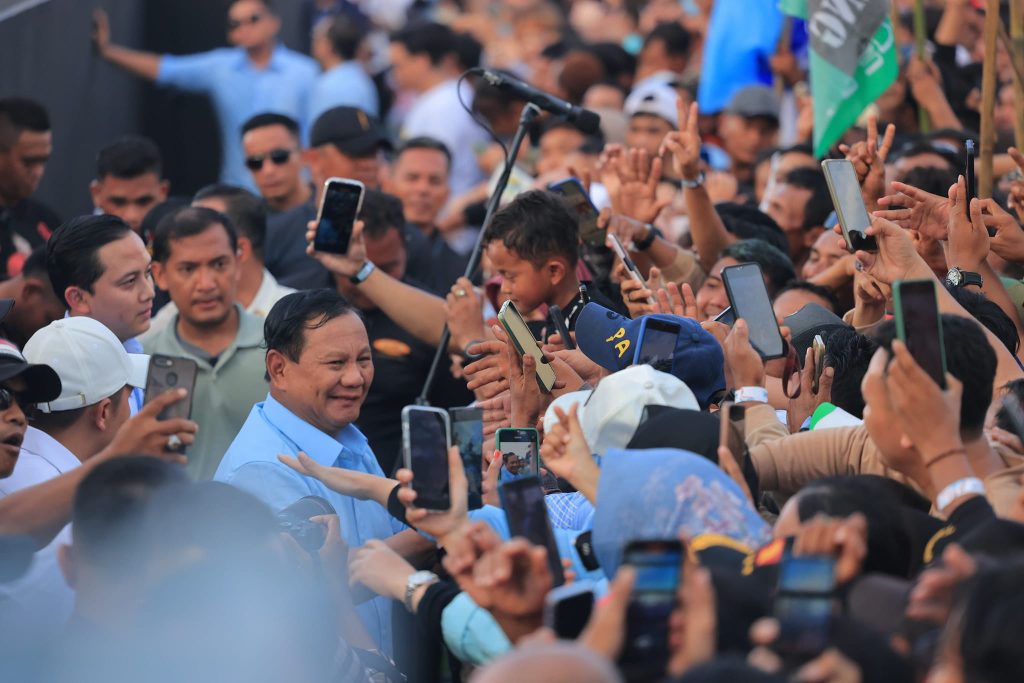 Prabowo Menerima Penilaian 90 dari Warga Semarang, Jawa Tengah yang Menambah Semangat