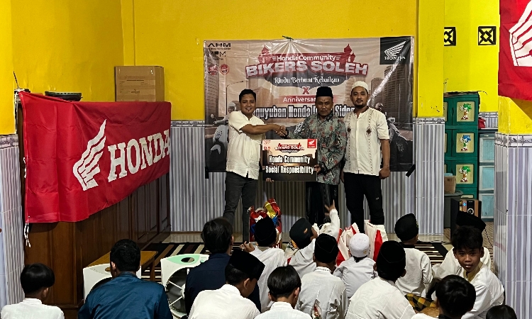 Paguyuban Honda Delta Sidoarjo Gelar Acara Honda Community Bikers Sholeh dalam Rangka Berburu Berkah Ramadan