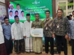 PT Bank Syariah Indonesia memberikan sumbangan sebesar Rp50 juta untuk renovasi kantor PCNU Surabaya