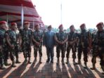 Prabowo Subianto Receives Thunderous Applause as He Attends the 72nd Anniversary of Kopassus