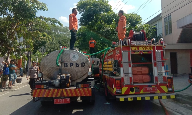 Diduga karena Korsleting Listrik, Gudang Arsip RSU Permata Blora Terbakar