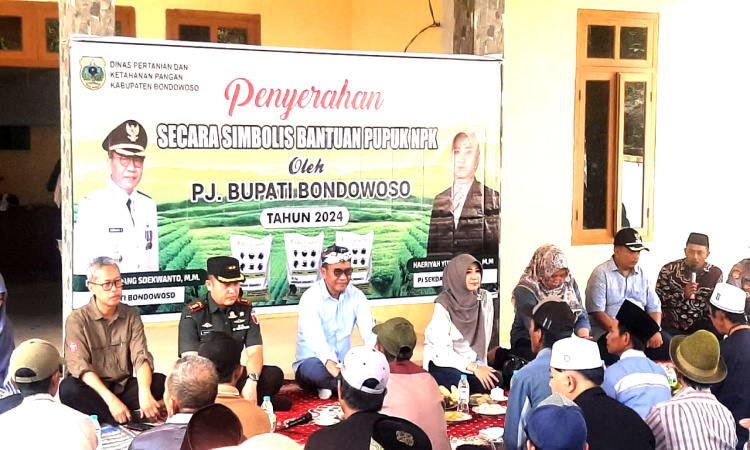 Pemerintah Kabupaten Bondowoso Mulai Menyalurkan 200 Ton Bantuan Pupuk NPK Secara Gratis kepada Petani