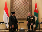 Prabowo Subianto meets King Abdullah II, receives congratulations and conveys greetings from Jokowi