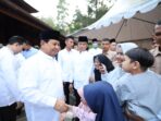 Prabowo Subianto Melaksanakan Sholat Iduladha 1445 H di Masjid Nurul Wathan Hambalang