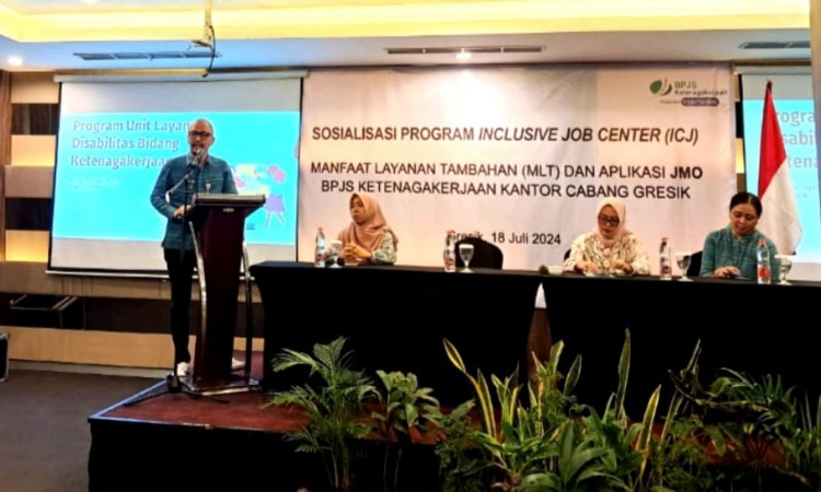 BPJS Ketenagakerjaan Gresik Memperhatikan Difabel dengan Sosialisasi Program IJC