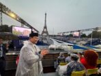 Prabowo Subianto Menghadiri Opening Ceremony Olimpiade Paris 2024 dan Memberikan Semangat kepada Kontingen Indonesia