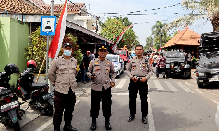 Kantor KPU Polres Madiun Kota Ditingkatkan Pengamanan menjelang Hari Terakhir Pendaftaran