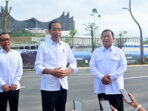 On Monday Morning, President Jokowi and Defense Minister Prabowo Subianto Assess Progress of IKN Development