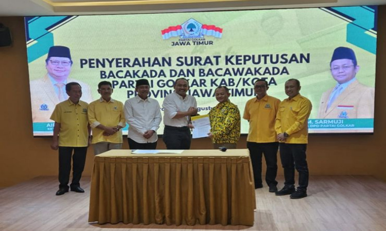 Golkar resmi merekomendasikan Ony – Antok untuk maju kembali dalam Pilkada Ngawi 2024