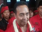 Andika Perkasa Disambut dengan Yel-Yel Kemenangan Para Kader saat Hadiri Rakercabsus PDIP Banjarnegara