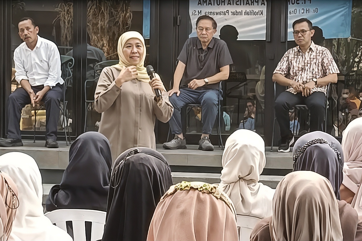 Prabowo Subianto’s Birthday Celebrated with Al-Fatihah Offering by Khofifah and Workers in Sidoarjo