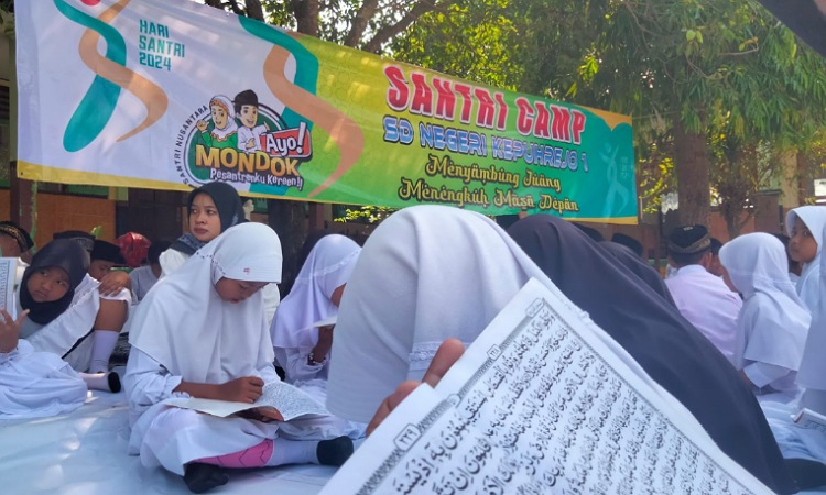 Siswa SDN Kepuhrejo 1 Kudu Jombang Mengadakan Santri Camp dalam Semarak HSN 2024