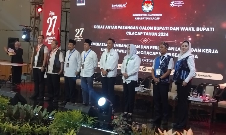 Syamsul-Ammy Menjanjikan 1.000 Lapangan Kerja dalam Debat Perdana Menjelang Pilkada Cilacap